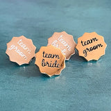 Small Team Groom Enamel Pin
