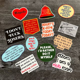 Sharp Mind, Sharper Tongue Sticker