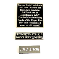 Cruel Intentions Pin Set