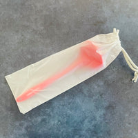 Soup is for Lovers Red Silicone Ladle Spoon