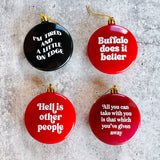 I’m tired and a little on edge Shatterproof Acrylic Ornament USA made