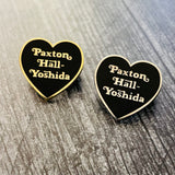 Paxton Hall Yoshida Enamel Heart Pin