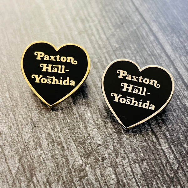 Paxton Hall Yoshida Enamel Heart Pin