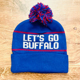 Let’s Go Buffalo Knit Winter Pom Pom Hat