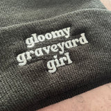 Gloomy Graveyard Girl Beanie // made in the USA