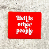 Hell is other people Vaccine Card Holder