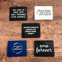 When shall we live if not now? Vaccine Card Holder