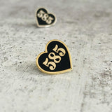 585 Enamel Heart Pin