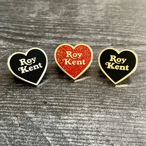 Roy Kent Enamel Heart Pin