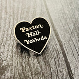Paxton Hall Yoshida Enamel Heart Pin