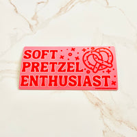 Soft Pretzel Enthusiasts Bumper Sticker