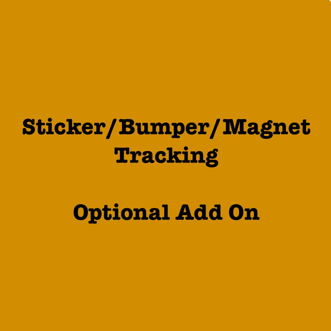 Tracking for stickers/bumpers/magnets! – The Silver Spider